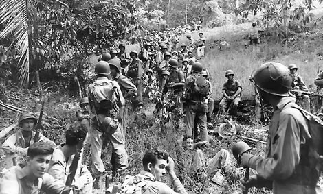 Tropas estadounidenses en Guadalcanal