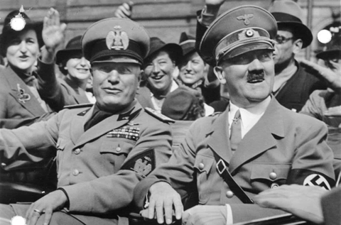 Hitler y Mussolini