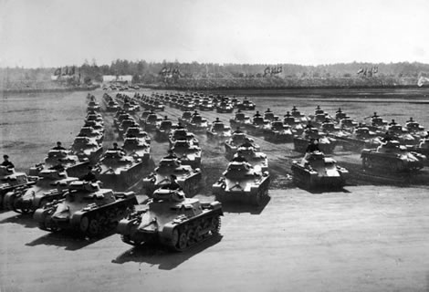 Formación de tanques alemanes