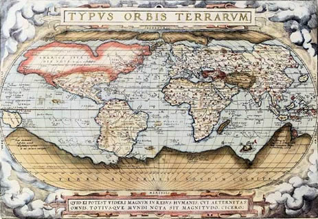 Mapa mundi de Ortelius