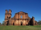 Ruinas de São Miguel das Missões, reducción jesuítica ubicada al sur de Brasil.