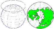 Plane projection. Animation