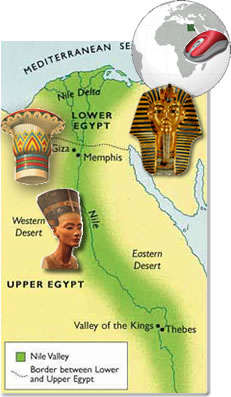 Map of Egypt