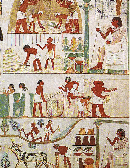 Víctor especificación picnic La pintura egipcia