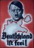 Poster nazi de 1934 alusivo a la recuperación de los territorios del Este. La leyenda reza: "Alemania es libre". Ampliar imagen