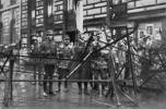 Putsch de Munich. Manifestación en la que aparecen, entre otros, los jerarcas nazis Himmler y Hess. Ampliar imagen