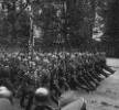 Tropas alemanas desfilando durante la invasión de Polonia. 1939. Ampliar imagen