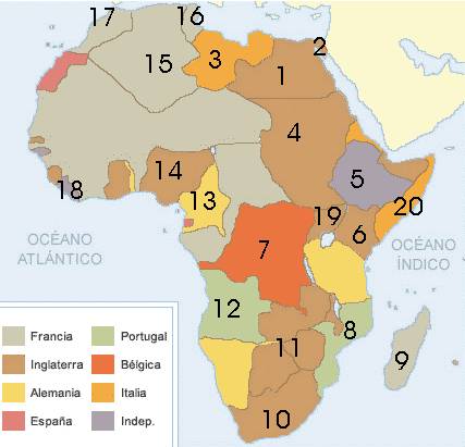 El reparto de África