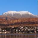 El pico Ben Nevis en la cordillera de los Grampianos