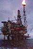 Plataforma petrolífera del Mar del Norte.  Ampliar imagen
