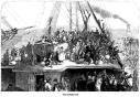 Embarque de emigrantes irlandeses. 1850. Ampliar imagen