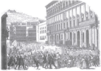 Palacio real de Nápoles, 11 de febrero de 1848. Ampliar imagen