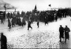 Manifestación de estudiantes. 1905